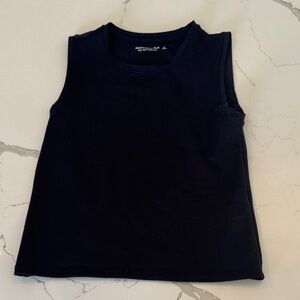 Abercrombie & Fitch Black Sleeveless Tank